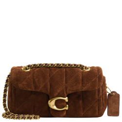 Coach Crossbodytas / Schoudertas Dames Suede Quilted Tabby 20 