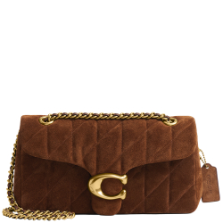 Coach Crossbodytas / Schoudertas Dames Suede Quilted Tabby 26 