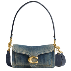 Coach Crossbodytas / Schoudertas Dames Loved Denim Tabby 20 Groen