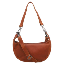 DSTRCT Crossbodytas /Schoudertas Dames Leer Preston Park Bruin