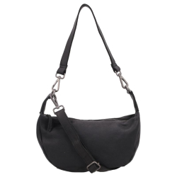 DSTRCT Crossbodytas /Schoudertas Dames Leer Preston Park Zwart