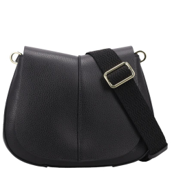 Gianni Chiarini Crossbodytas / Schoudertas  Dames Leer Helena Round Zwart