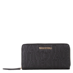 Valentino Bags Portemonnee / Portefeuille Dames met rits Pansy Zwart