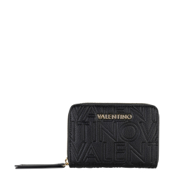 Valentino Bags Portemonnee / Portefeuille Dames met rits Pansy Zwart