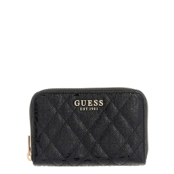 Guess Portemonnee / Portefuille met rits Dames Isemay Zwart