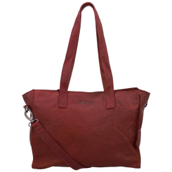 DSTRCT Schoudertas Dames Leer Preston Park Cognac