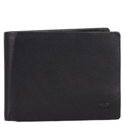 Braun Buffel Portemonnee / Portefeuille Heren Billfold Leer Hannes Zwart