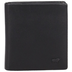 Braun Buffel Portemonnee / Portefeuille Heren Billfold Leer Hannes Zwart