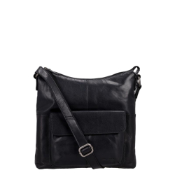 Rise of Rosa Crossbodytas / Schoudertas Dames Leer Brenton Zwart