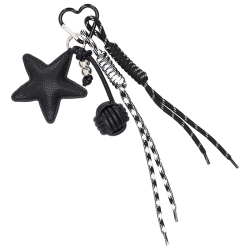 Beagles Bag Charm / Sleutelhanger Trendy Zwart