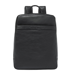 Castelijn en Beerens Laptoprugzak / Rugtas / Laptoptas 15.6 Inch Leer Castelijn en Beerens Zwart