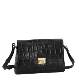 The Monte Schoudertas / Crossbodytas  Dames Leer The Monte Zwart