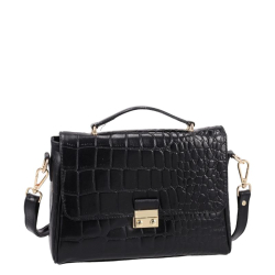 The Monte Schoudertas / Crossbodytas  Dames Leer The Monte Zwart