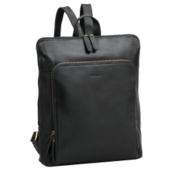 The Monte Laptoprugzak / Rugtas / Laptoptas 13 Inch Leer Zwart