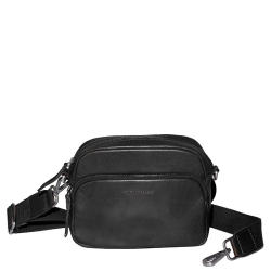House of Sajaco Crossbodytas / Schoudertas Dames Leer Oslo Zwart