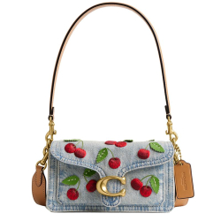 Coach Crossbodytas/Schoudertas Dames Tabby Cherry 20 Denim Brons