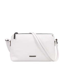 Claudio Ferrici Crossbodytas / Schoudertas  Dames Leer Soft Oranje