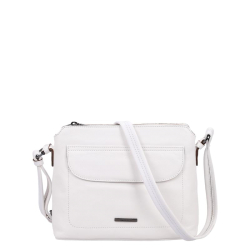 Claudio Ferrici Crossbodytas / Schoudertas  Dames Leer Soft Oranje