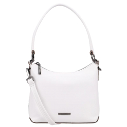 Claudio Ferrici Crossbodytas / Schoudertas  Dames Leer Soft Oranje