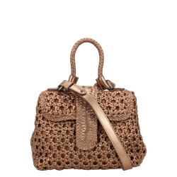 Allan K Handtas / Crossbodytas / Schoudertas Dames leer Kirsten Mini Hexa Wit