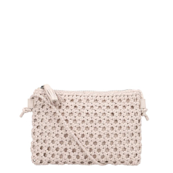 Allan K Crossbodytas / Schoudertas dames leer Caroline Hexa Oranje