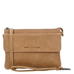 Hide & Stitches Crossbodytas / Schoudertas Dames Leer Porto 