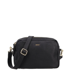 DSTRCT Schoudertas / Crossbodytas  Dames Leer Floater Field Zwart