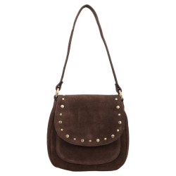 DSTRCT Schoudertas Dames Suède Portland Road Bruin 