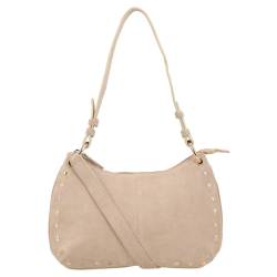 DSTRCT Schoudertas Dames Suède Portland Road Beige Rose