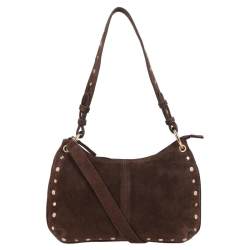 DSTRCT Schoudertas Dames Suède Portland Road Bruin 