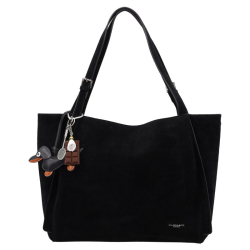 Flora & Co Grote Schoudertas / Handtas Dames Florence Zwart