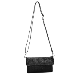 Puccini Clutch voor Dames / Schoudertas Bianca Zwart