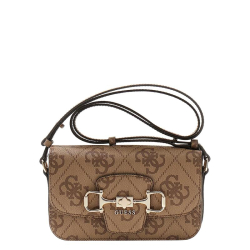 Guess Crossbodytas / Schoudertas Dames Janie Logo Brons