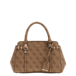 Guess Handtas / Crossbodytas Dames Leona Logo Brons