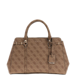 Guess Handtas / Crossbodytas Dames Leona Logo Brons