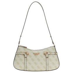 Guess Schoudertas Dames Leona Logo Brons