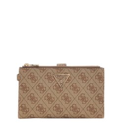 Guess Portemonnee / Portefeuille met rits Dames Laurel || Brons