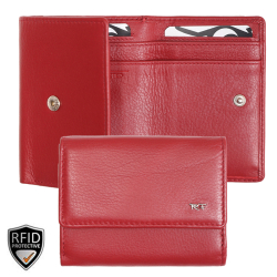 Riccardo Ferducci Portemonnee / Portefeuille Dames RFID Leer De Medici Cognac