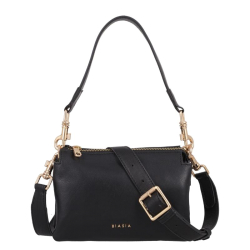 Biasia Crossbodytas / Schoudertas dames leer Feather Small Zwart