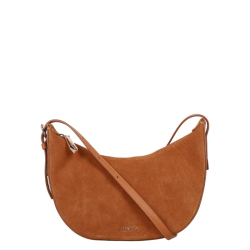 Biasia Crossbodytas / Schoudertas dames Suede Croissant Bruin