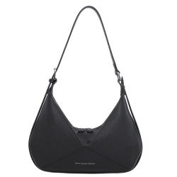 Smaak Amsterdam Schoudertas / Crossbodytas Dames Leer Sam Zwart