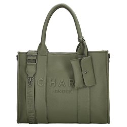 Charm London Schoudertas / Laptoptas / Schooltas Dames Bond 15.6 Inch Rood