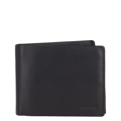 DSTRCT Portemonnee / Portefeuille Heren Billfold RIFD Leer Astana Road Zwart