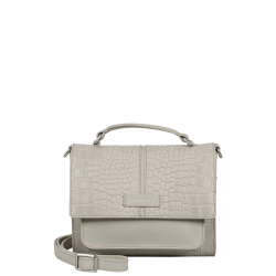 Burkely Crossbodytas / Citybag Dames Leer Cool Colbie Zilver
