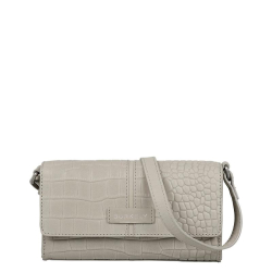 Burkely Crossbodytas / Schoudertas Dames Leer Cool Colbie Zilver