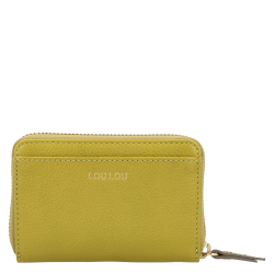 Loulou Essentiels Portemonnee / Portefeuille Dames Leer Petite Emilie Rood