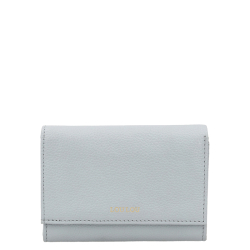 Loulou Essentiels Portemonnee / Portefeuille met rits Dames Leer Petite Fleur Groen