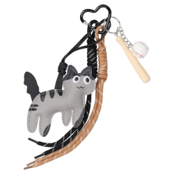 Flora & Co Bag Charm / Sleutelhanger Cute Keychain Zilver