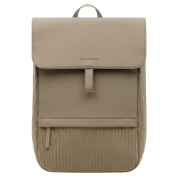 Kapten & Son Laptoprugzak / Rugtas / Schooltas 15,6 Inch Vegan Fyn Cord Rood