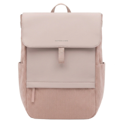 Kapten & Son Laptoprugzak / Rugtas / Schooltas 15  Inch Vegan Fyn Cord Taupe